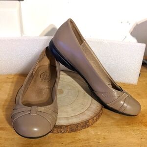 LifeStride Abigail Taupe Flats Womens Size 9 M